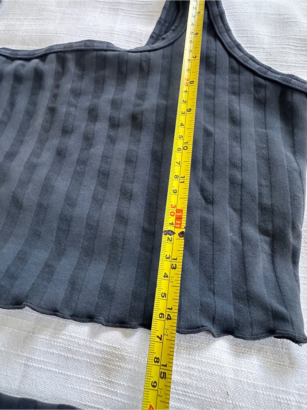 OFFLINE By Aerie OG Groove Black Ribbed Crop Top & Mini Skirt Coord Set | M - Picture 8 of 9